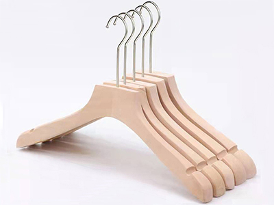  3.0cm Thickness Environmental long neck wooden coat hangers