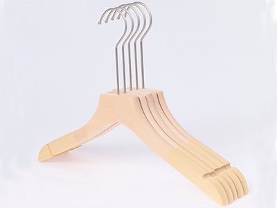 Brand hanger specialty store manufacturing long neck hook wooden hanger