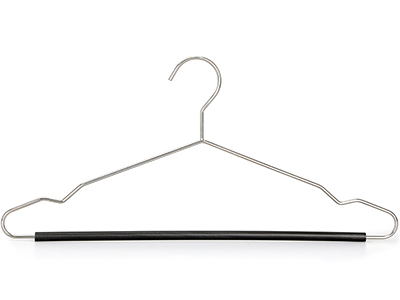  New Design Stainless Steel Metal Hanger with Wood Bar