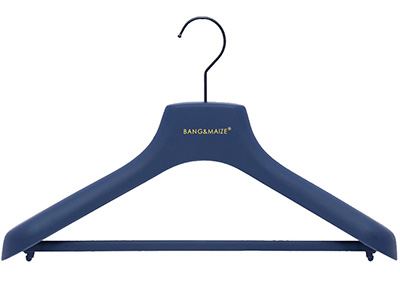 Luxury Blue Tactile Paint Plastic Clothes Hanger